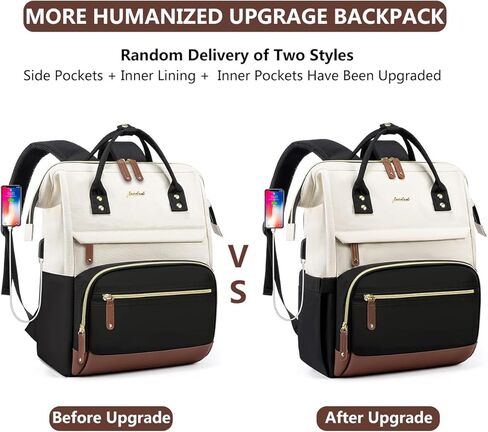 Backpack for Women Work Bags: 15.6 inch Laptop Backpack Purse Waterproof Backpacks with USB Charger College Bookbag Casual Business Computer Backpack for Travel Nurse Teacher in Kuwait