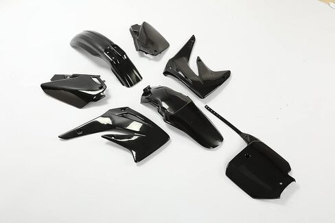 Hecasa Complete Plastic Plastic Kit متوافق مع 2003-2007 Honda CR85R (أحمر/أبيض) in Saudi Arabia