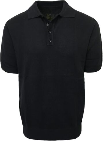 URBANJ Men's Charlie Brown Shirt Short Sleeve Striped Knit Polo Shirts in Kuwait