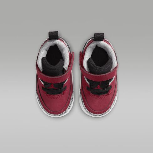 Jordan Spizike Low Baby/Toddler Shoes (FQ3952-600, Gym Red/Wolf Grey/Cool Grey/Black) in Saudi Arabia