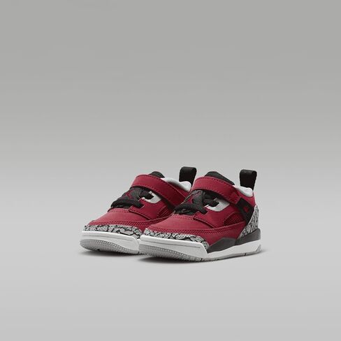 Jordan Spizike Low Baby/Toddler Shoes (FQ3952-600, Gym Red/Wolf Grey/Cool Grey/Black) in Saudi Arabia