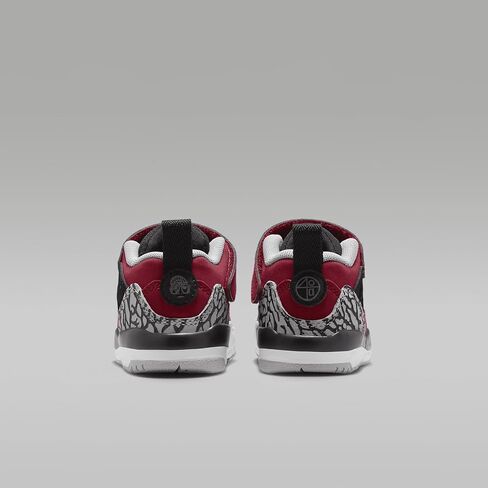 Jordan Spizike Low Baby/Toddler Shoes (FQ3952-600, Gym Red/Wolf Grey/Cool Grey/Black) in Saudi Arabia