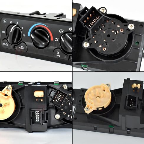 لوحة التحكم في وحدة التحكم في وحدة التحكم AC متوافقة مع 1997-2005 Chevy Malibu 1997-1998 Olds Actieva 1997-1999 Cutlass ، مفتاح التحكم في المناخ ، يحل محل 22695681 22718118 599-213 in Kuwait