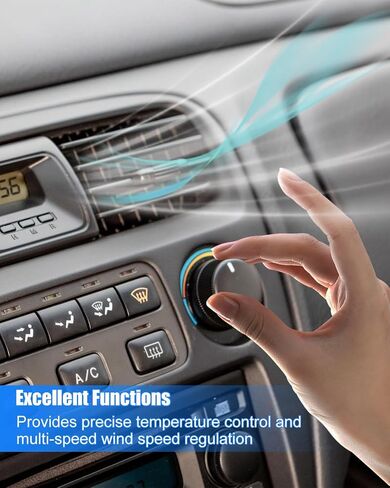 A/C Heater Climate Control Switch Panel Module Compatible with Honda Accord 1998-2000 Odyssey 1998-2004, Replaces 79600-S84-A01ZA Climate Temp Control Unit in Saudi Arabia