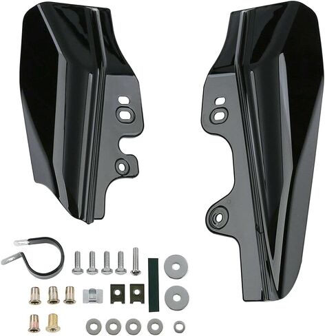XMT-Moto Mid-Frame Deflector for Harley Touring Road King Electra Street Glide (Black ، Left & Right) (يحل محل HD# 58022-07A) in Saudi Arabia