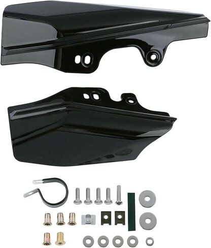 XMT-Moto Mid-Frame Deflector for Harley Touring Road King Electra Street Glide (Black ، Left & Right) (يحل محل HD# 58022-07A) in Saudi Arabia