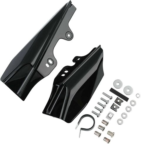 XMT-Moto Mid-Frame Deflector for Harley Touring Road King Electra Street Glide (Black ، Left & Right) (يحل محل HD# 58022-07A) in Saudi Arabia