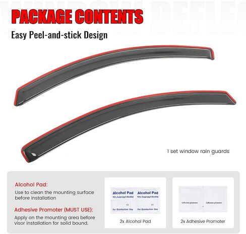 Ikon Motorsports in Hawn Window Vensors متوافقة مع 2015-2022 CHEVROLET COLORADA & GMC CANYON CAB SENDEDED CAB ، حرس المطر الأكريليك/الملون ، وينفخ الرياح الجانبية 2pcs in Kuwait