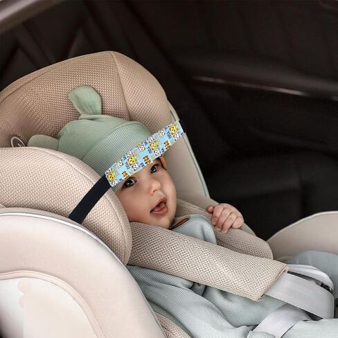 3 Pcs Baby Head Support Band for Stroller Car Seat Neck Relief Strap Headrest for Sleeping Traveling Head Holder for Toddler Kids Children Child Baby Infant in Kuwait