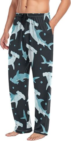 BGXW Men's Pajama Pants Drawstring lounge sleep pants House Pajama Bottoms with Pockets in Saudi Arabia