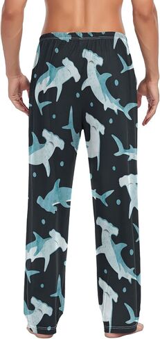BGXW Men's Pajama Pants Drawstring lounge sleep pants House Pajama Bottoms with Pockets in Saudi Arabia