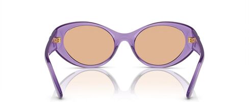 Versace Woman Sunglasses Black Frame, Dark Grey Lenses, 53MM in Saudi Arabia