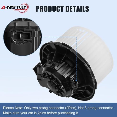 AC Blower Motor Fan Pits لعام 2011 2012 2013 2014 Hyundai Sonata GLS Limited SE ، 2011 Kia Optima ، محرك منفاخ HVAC البلاستيكي HVAC ، 97113-3S000 ، 971133S000 ، 700263 ، PM9385 in Saudi Arabia