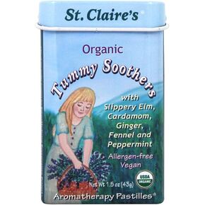 Organic Tummy Soothers Aromatherapy Pastilles St.Claires Organics 1.5 oz Tin in Saudi Arabia