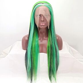 Synthetic 613# Rainbow Lace Front Wigs For Women Hair Heat Resistant Fiber Long Wavy Wigs in Saudi Arabia