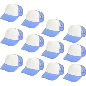 Gelante 12 PCS تسامي القبعات الشاحنة الفارغة - 5 لوحة شبكة Snapback Cap Cap Bulk in Kuwait