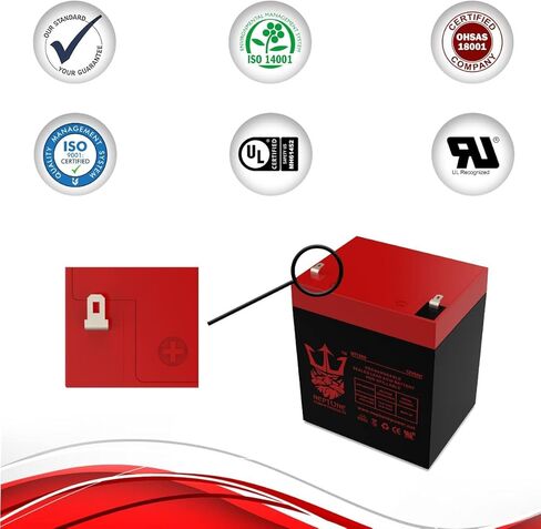 Neptune 12V 5AH NT-1250 SLA قابلة لإعادة الشحن بطارية حمض الرصاص المختومة in Saudi Arabia