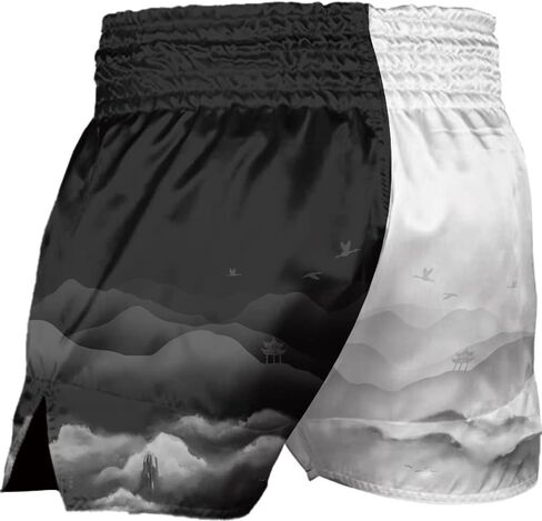 رجال الصليب الأحمر X Muay Thai Boxing Shorts Gym Sports Trunks in Kuwait