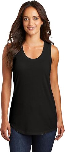 District Made Ladies Perfect Tri Racerback Tank. DM138L in Kuwait
