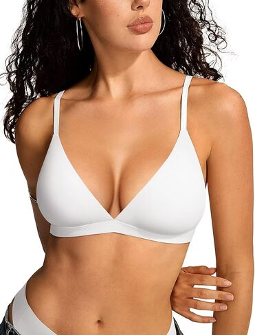Vertvie Womens Wireless Bralette Bralette Blunge غير ملحق حمالات الصدر غير الملحومة لا underwire مثير مريحة غير متكافئة صدرية اليومية in Kuwait