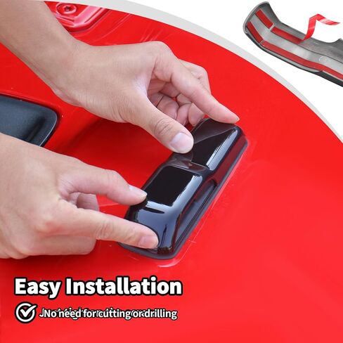 JWWY Hood Latches Decor Hood Hinge Cover Trim Fit for 2018-2024+ Jeep Wrangler JL JLU Sports Sahara Freedom Rubicon Unlimited Gladiator JT Exterior Accessories 4pcs Orange in Kuwait