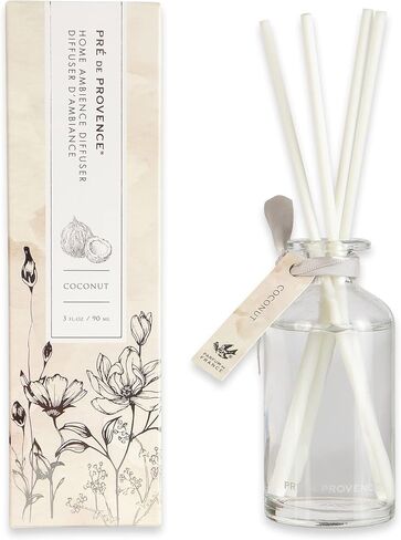Pre De De Provence Heritage Home Spragrance Collection Scentle Gentle Colling لكل غرفة ، وناشر القصب ، و 3 أوقية ، والزامور اللافندر in Kuwait