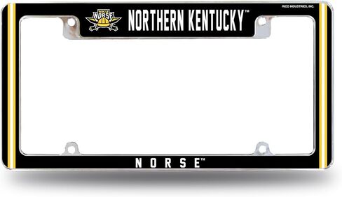 Rico Industries NCAA Ohio State Buckeyes Primary 12" x 6" Chrome All Over Automotive License Plate Frame for Car/Truck/SUV in Saudi Arabia