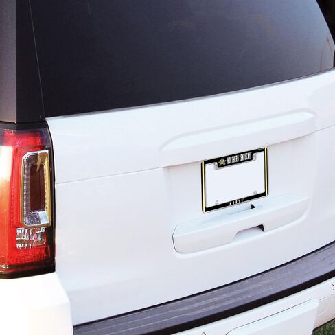Rico Industries NCAA Ohio State Buckeyes Primary 12" x 6" Chrome All Over Automotive License Plate Frame for Car/Truck/SUV in Saudi Arabia