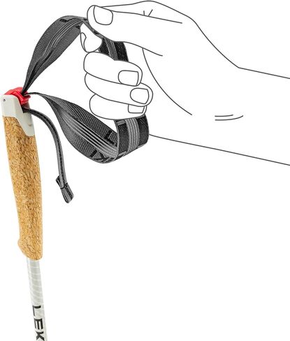 LEKI Neotrail Pro FX.One أقطاب الرحلات خفيفة الوزن قابلة للطي من الكربون للمشي لمسافات طويلة والجري in Kuwait