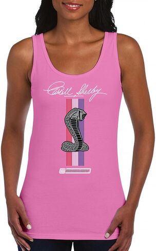 Shelby Cobra Logo Women's Tank Top American Legendary Muscle Car Racing Mustang GT500 Performance Powered by Ford in Saudi Arabia