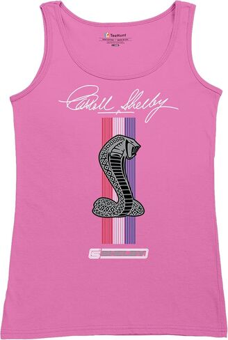 Shelby Cobra Logo Women's Tank Top American Legendary Muscle Car Racing Mustang GT500 Performance Powered by Ford in Saudi Arabia