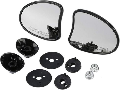 TCMT 10mm Inner Fairing Rear Side Mirrors Fit For Harley Touring Street Glide Ultra Limited Tri Glide 2014-2023 Electra Glide 2014-2022 CVO Limited 2014-2020 in Saudi Arabia