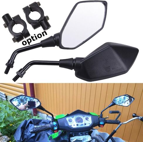 بالنسبة إلى CFMOTO CFORCE 600 500 1000 ATV المرايا الجانبية الخلفية + مشبك جبل المقود in Saudi Arabia