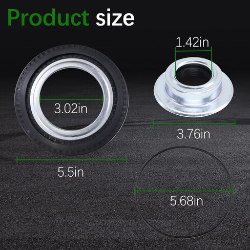6Pcs 2017426 Front Axle Vacuum Knuckle Seal & Hub O-Ring & Dust Seals Kit Fit for 2005-2019 Ford Super Duty F250 F350 F450 F550 Dana Super 60 Replaces 2014835 54983 in Saudi Arabia