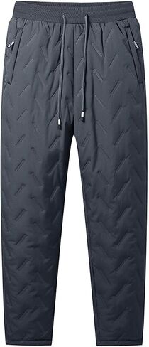 ZGZZ7 Men's Winter Thicken Sherpa Fleece Lining Sweatpant Outdoor Thermal Jogger Fleece Pants in Saudi Arabia