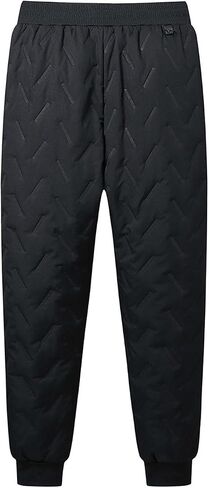 ZGZZ7 Men's Winter Thicken Sherpa Fleece Lining Sweatpant Outdoor Thermal Jogger Fleece Pants in Saudi Arabia