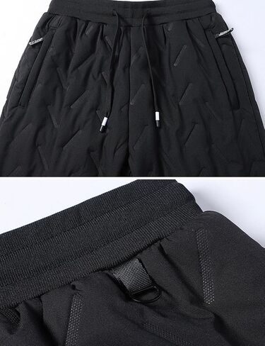 ZGZZ7 Men's Winter Thicken Sherpa Fleece Lining Sweatpant Outdoor Thermal Jogger Fleece Pants in Saudi Arabia