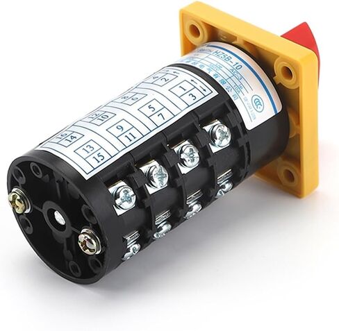 HZ5B-10/D1050.4 10A On-Off-On Three Position Four Pole Silver Contact Rotary Cam Combination Universal Changeover Switch in Saudi Arabia