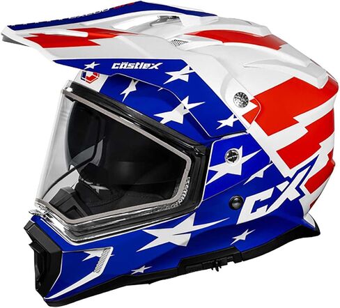Castle X CX200 Dual Sport Snow Helmet (Matte Black - Large) in Saudi Arabia