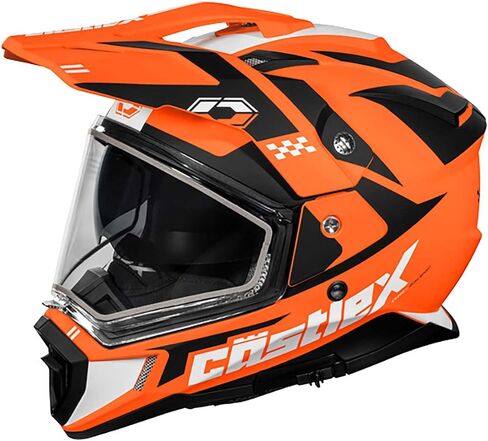 Castle X CX200 Dual Sport Snow Helmet (Matte Black - Large) in Saudi Arabia