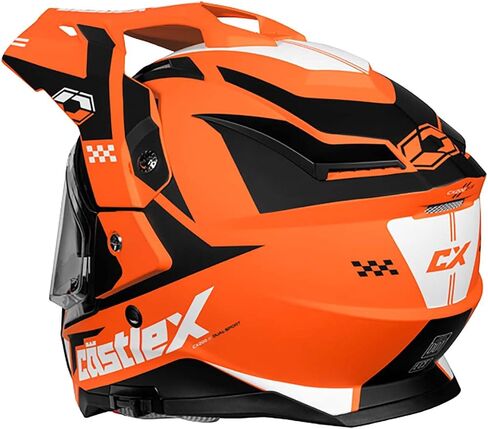 Castle X CX200 Dual Sport Snow Helmet (Matte Black - Large) in Saudi Arabia
