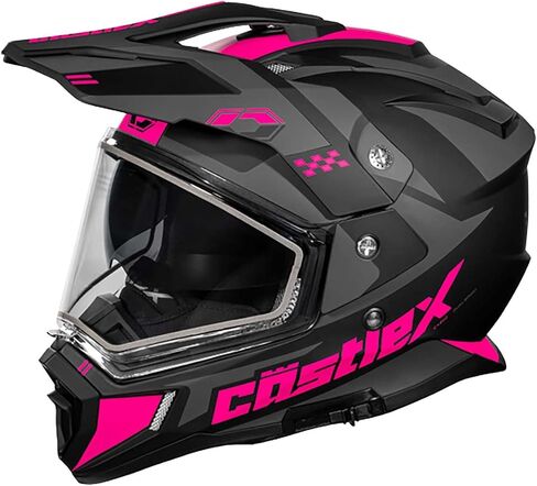 Castle X CX200 Dual Sport Snow Helmet (Matte Black - Large) in Saudi Arabia