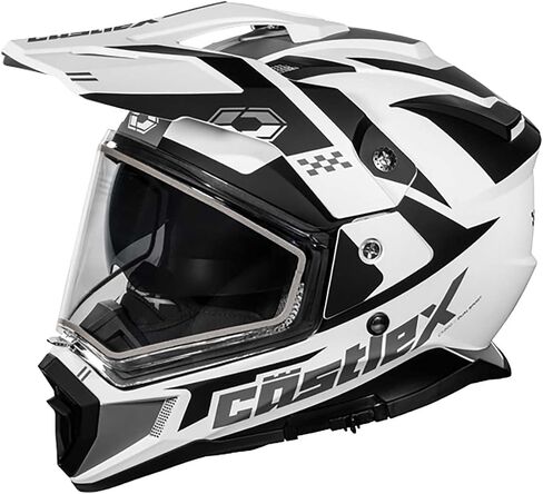 Castle X CX200 Dual Sport Snow Helmet (Matte Black - Large) in Saudi Arabia