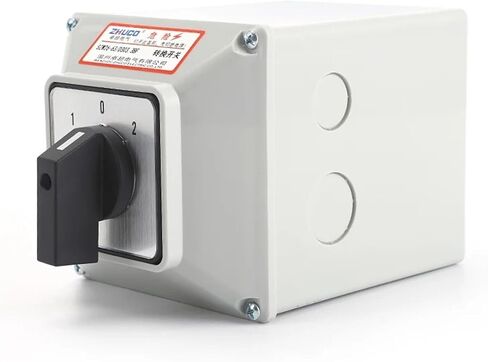SZW26/LW26-63 63A 1-0-2 Automatic Ganrator Cam Switches Rotary Switch Changeover Control Switch With Waterproof Shell in Saudi Arabia