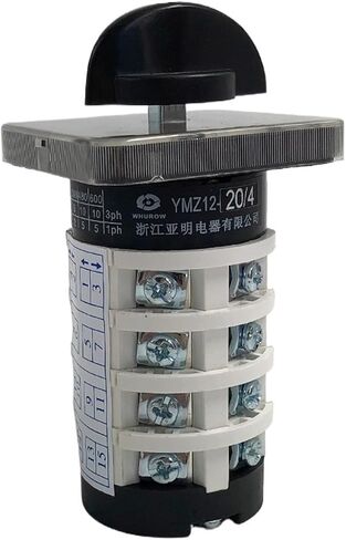 CAM Switch YMZ12-20/4 الكهربائية 0-8 المواقف الفضية التلامس إغلاق 20A 690V 4 أقطاب التحكم في التغيير الدوار in Saudi Arabia