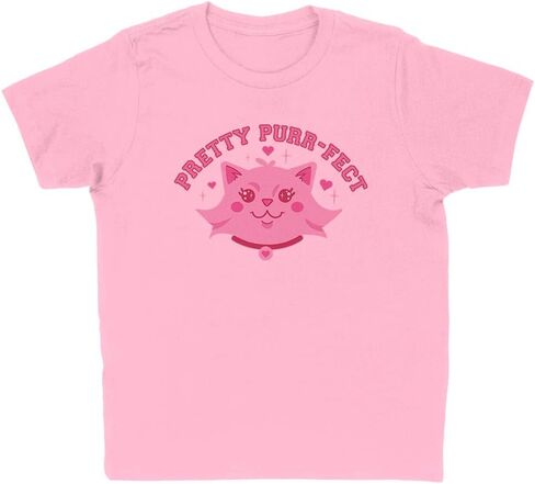 Pretty Purr-FECT Kids T-Shirt Youth in Saudi Arabia