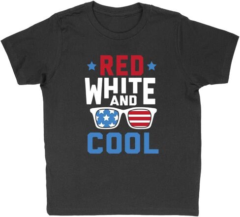 Red White and Cool Kids T-Shirt Youth in Saudi Arabia