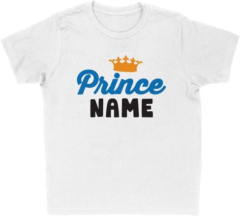 Prince Custom Name Kids T-Shirt Youth in Kuwait