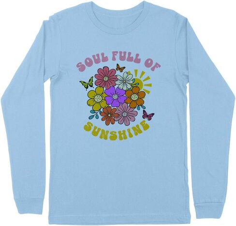 Soul Full of Sunshine Kids Long Sleeve T-Shirt Youth in Saudi Arabia