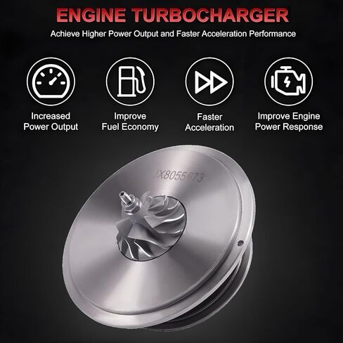 Car Turbo Cartridge Chra Core for Ford KA Compatible for Lancia Musa Ypsilon Compatible for Chevy Aveo III 1.3 Multijet 75 HP Turbocharger 860259 860345 860551 1539469 55212338 in Saudi Arabia